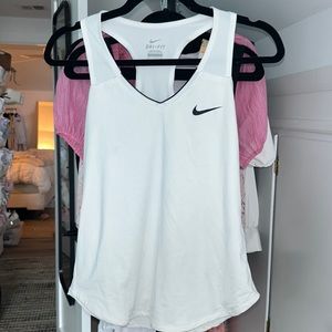 Nike athletic tank top white